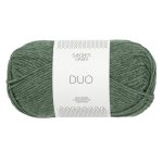 Sandnes Garn Duo Wolle in der Farbe 8072 forest für Stricken und Häkeln.