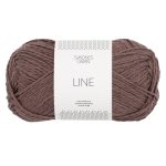 Sandnes Garn Line Wolle in der Farbe Acorn, perfekt für Stricken und Häkeln.