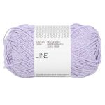 Sandnes Garn Line Wolle in Lavendel, perfekt zum Stricken und Häkeln.