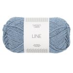 Sandnes Garn Line Wolle in Hydrangea-Farbe für Stricken und Häkeln.