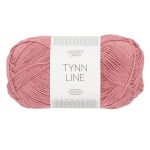 Sandnes Garn Tynn Line in Rosa, ideal zum Stricken und Häkeln.
