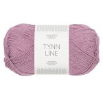 Sandnes Garn Tynn Line in Rosa Lavendel, perfekt für Strick- und Häkelprojekte.