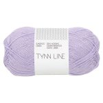 Sandnes Garn Tynn Line in Lavendel, perfekt für Strick- und Häkelprojekte.