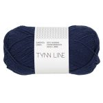 Sandnes Garn Tynn Line Garn in Seaside Navy, Lauflänge, für Stricken und Häkeln.