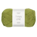 Sandnes Garn Tynn Line in der Farbe Matcha, perfekt für Strick- und Häkelprojekte.