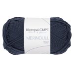 Sandnes Garn KlompeLOMPE Merinoull in Midnight Blue, ideal für Strick- und Häkelprojekte.