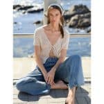 Strickset Ava Blouse mit Garn und Anleitung – Bild 3