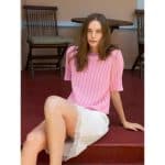 Strickset Elva Tee mit Garn und Anleitung – Bild 7