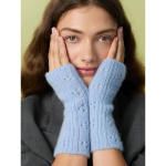 Strickset MIU POINTELLE FINGERLESS MITTENS mit Garn und Anleitung – Bild 9