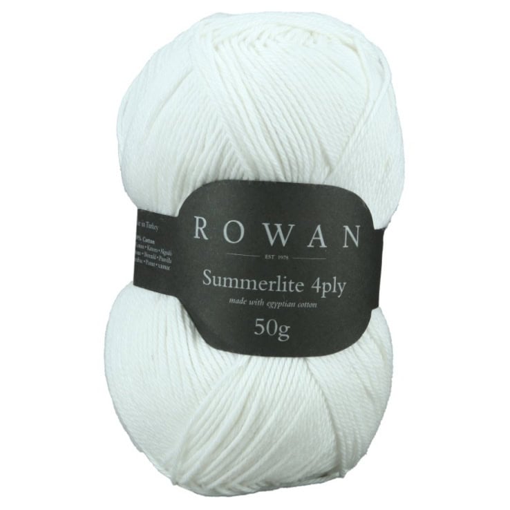 Rowan Summerlite 4-fädig – col. 417 pure white Rowan Summerlite 4-fädig – Bild 1