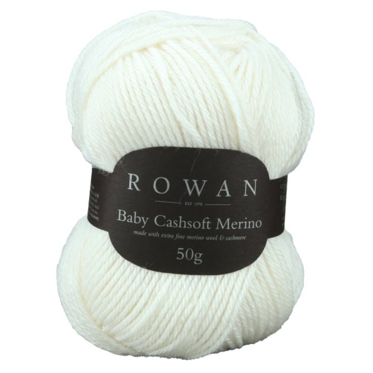 Rowan Baby Cashsoft Merino – col. 101 snowflake Rowan Baby Cashsoft Merino – Bild 1