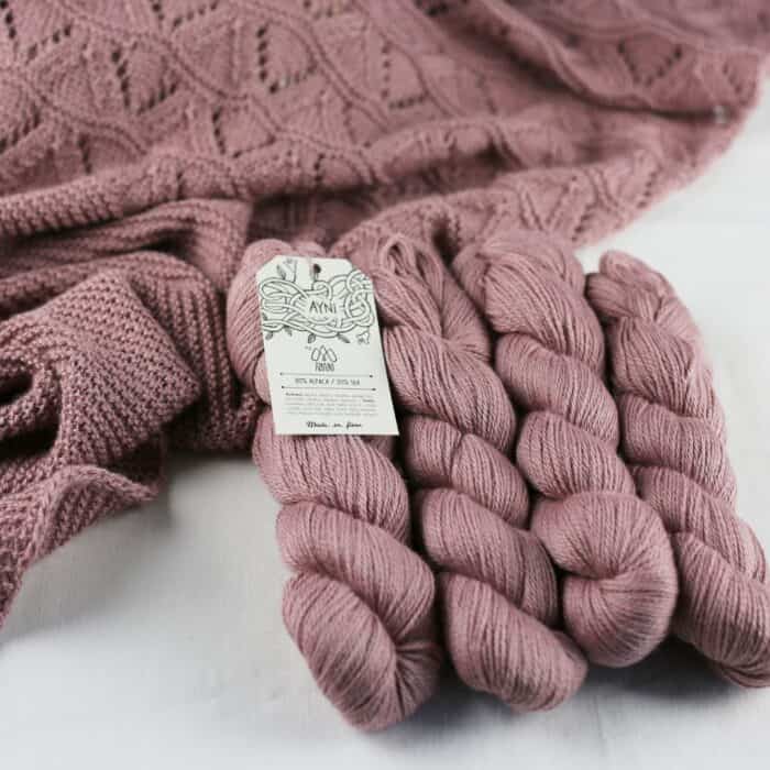 Strickset für Tuch "Ruhner" mit edler Wolle und Anleitung – Bild 4