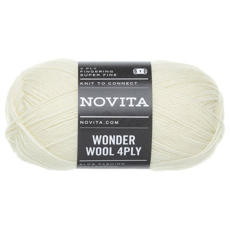 Novita Wonder Wool 4 fädig – col. 6 semolina porridge Novita Wonder Wool 4 fädig – Bild 1