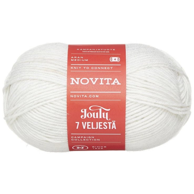 Novita 7 Veljestä Joulu – col. 141 frost snow Novita 7 Veljestä Joulu – Bild 1