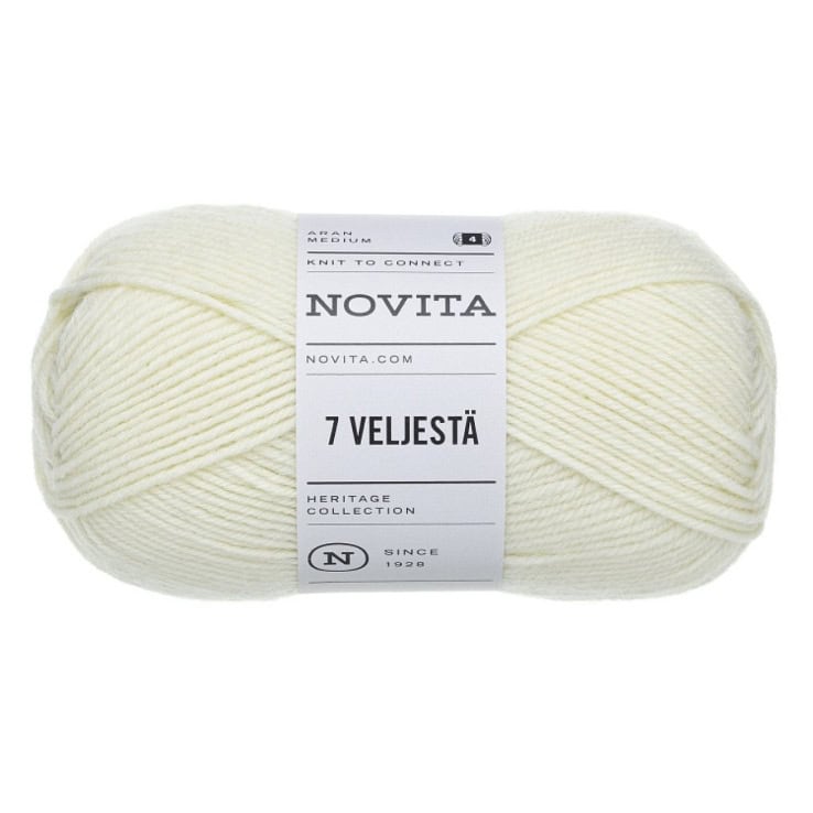 Novita 7 Veljestä – col. 10 off white Novita 7 Veljestä – Bild 1