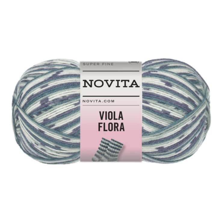 Novita Viola Flora – col. 711 lumme Novita Viola Flora – Bild 1