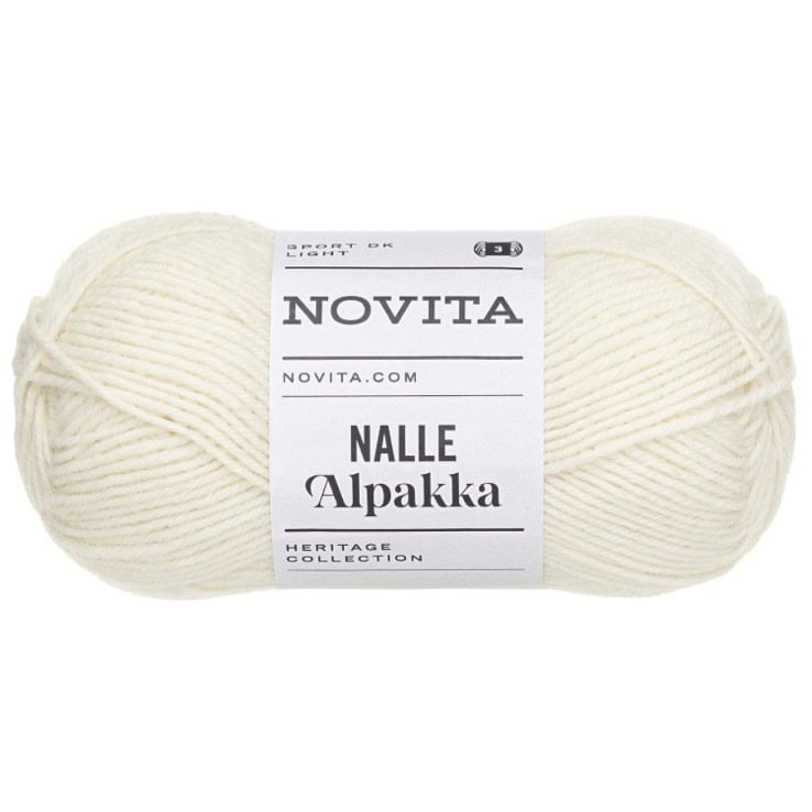 Novita Nalle Alpakka – col. 10 off white Novita Nalle Alpakka – Bild 1