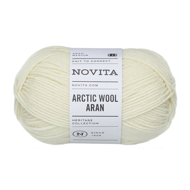 Novita Arctic Wool Aran – col. 25 blizzard Novita Arctic Wool Aran – Bild 1