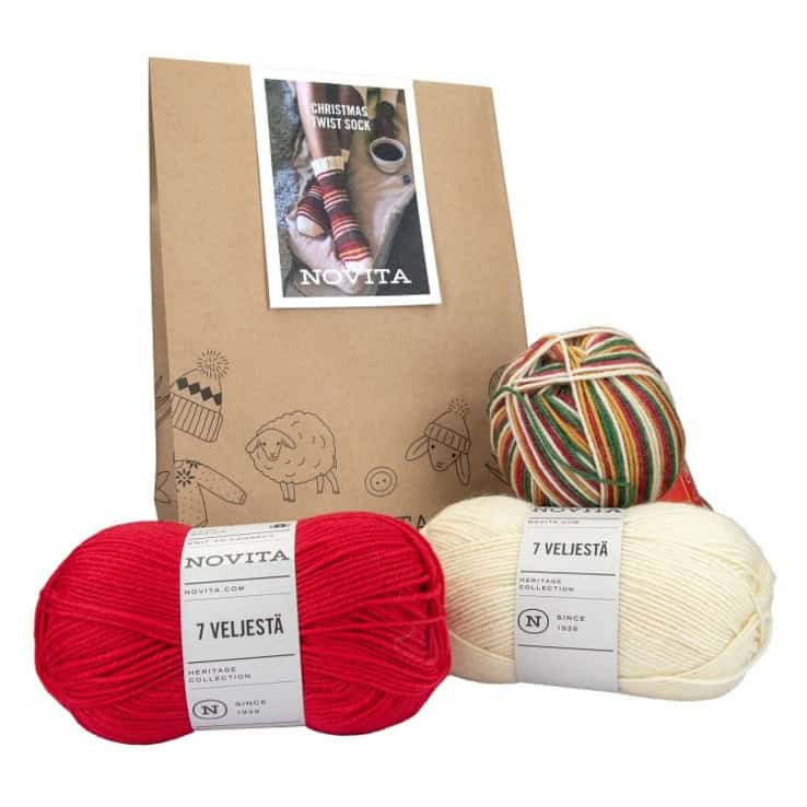 Novita Christmas Sock Kit – sortiert Novita Christmas Sock Kit – Bild 1