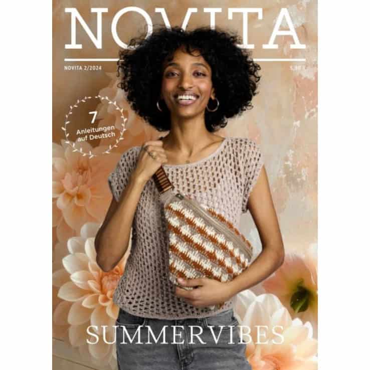 Novita Anleitungsheft Summervibes - A5 Deutsch Novita Anleitungsheft Summervibes – Bild 1