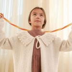 Strickset LILLY BLOUSE (2401-07) mit Garn und Anleitung