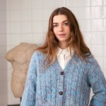 Strickset RIVER CARDIGAN mit Garn und Anleitung – Bild 2