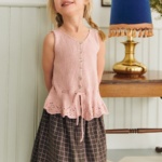 Strickset Adeline Top Junior mit Garn und Anleitung