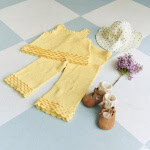 Strickset ROSETTE PANTS mit Garn und Anleitung – Bild 2