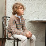 Strickset SEBBE SWEATER JUNIOR mit Garn und Anleitung