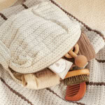 Strickset PAULS PERLRIPPEN DECKE mit Garn und Anleitung – Bild 2