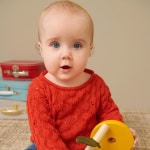 Strickset -LILJA SWEATER BABY mit Garn und Anleitung