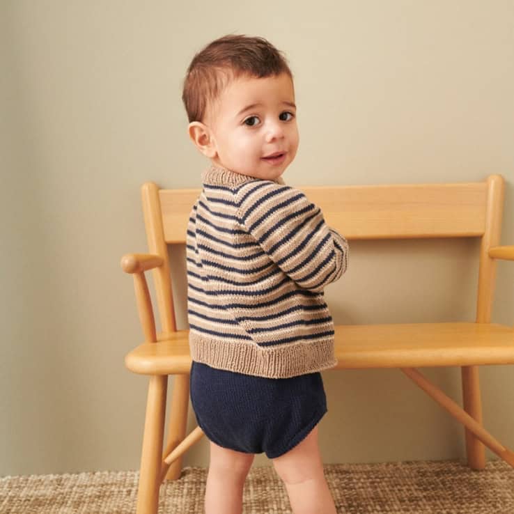 Collin diaper pants Strickset COLLIN DIAPER PANTS mit Garn und Anleitung – Bild 1