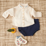 Strickset Collin Sweater & Diaper Pants Baby mit Garn und Anleitung – Bild 6
