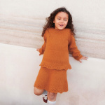 Strickset AUGUSTINE SKIRT JUNIOR mit Garn und Anleitung