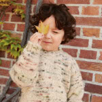 Strickset DAVE SWEATER JUNIOR mit Garn und Anleitung