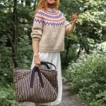 Strickset POLAR-LIGHT DAMEGENSER mit Garn und Anleitung