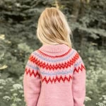 Strickset POLAR-LIGHT BARNEGENSER mit Garn und Anleitung – Bild 4