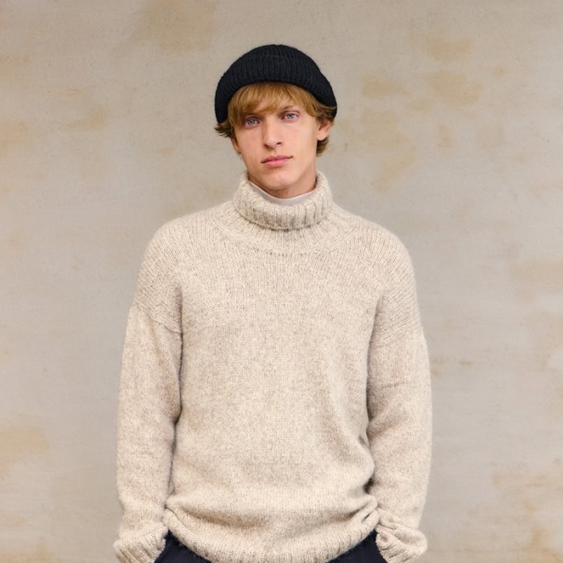 Sandnes Garn Einzelanleitung 2412-2 Dave Sweater Man für Einsteiger Plus.