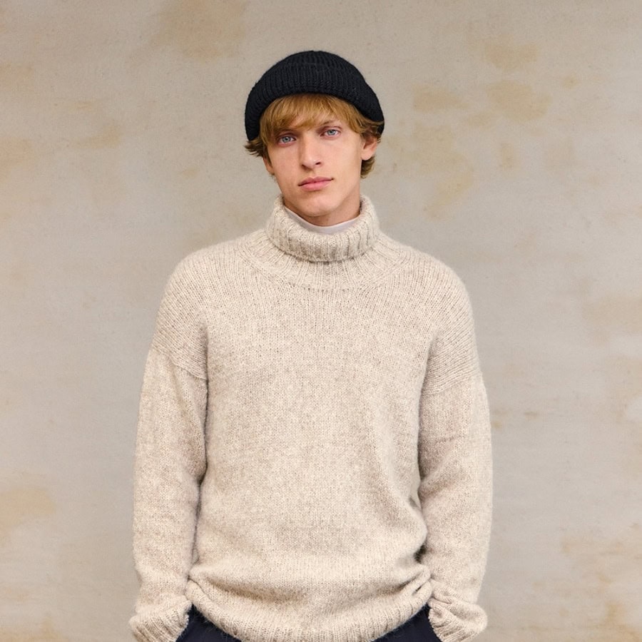 Sandnes Garn Einzelanleitung 2412-2 Dave Sweater Man für Einsteiger Plus.