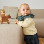 Strickset GUERNSEY SWEATER BABY mit Garn und Anleitung