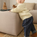 Strickset GUERNSEY SWEATER BABY mit Garn und Anleitung – Bild 6