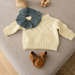 Strickset GUERNSEY SWEATER BABY mit Garn und Anleitung – Bild 5