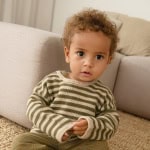 Strickset PASCAL SWEATER BABY mit Garn und Anleitung