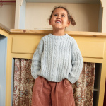 Strickset CASPIAN SWEATER JUNIOR mit Garn und Anleitung