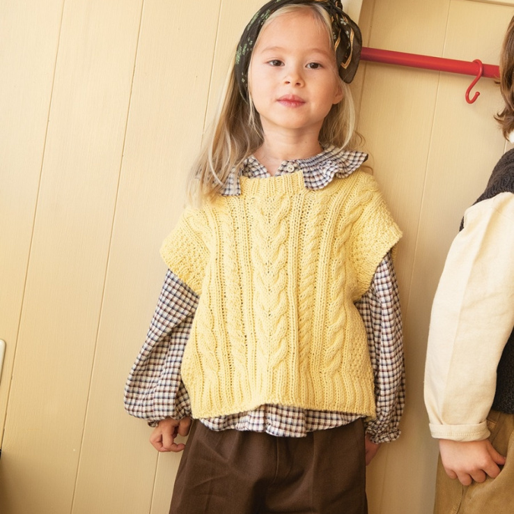 Cora Slipover Junior Strickset CORA SLIPOVER JUNIOR mit Garn und Anleitung – Bild 1