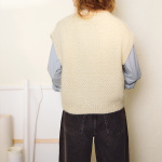 Strickset HARPER VEST mit Garn und Anleitung – Bild 3