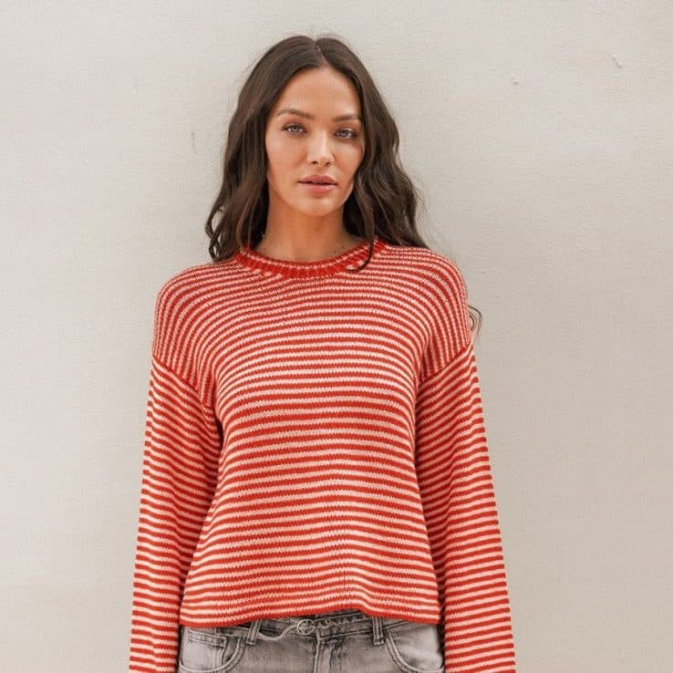 Cleo Sweater Strickset CLEO SWEATER & CLEO SKIRT mit Garn und Anleitung – Bild 1