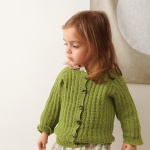 Strickset ELLIS CARDIGAN BABY mit Garn und Anleitung
