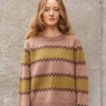 Strickset ASTRID RAGLANGENSER mit Garn und Anleitung
