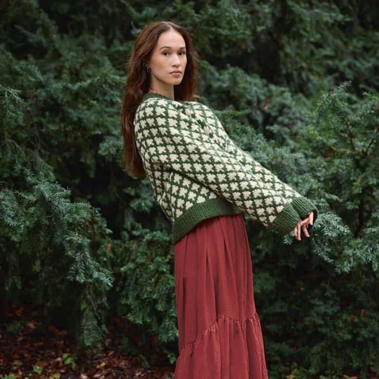 Christmas Tree Sweater Strickset SWEATER mit Garn und Anleitung – Bild 1